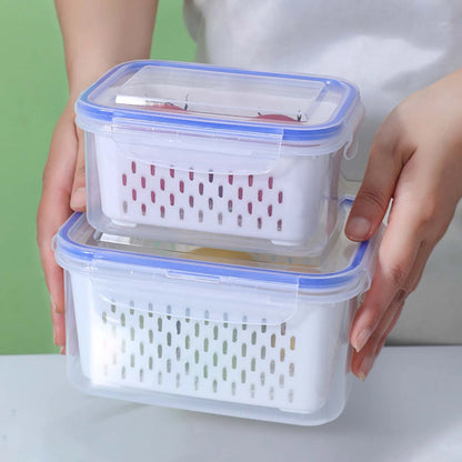 Drain Basket Food Storage Container