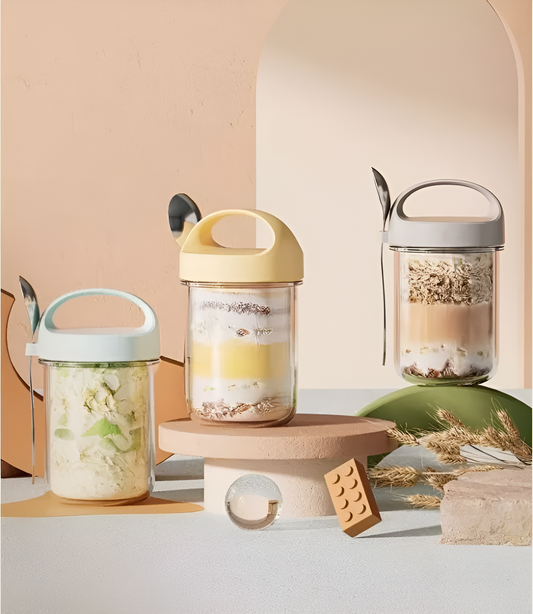 Overnight Oats Jar - 4 Pieces